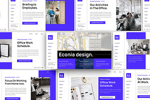 Econia Keynote Presentation, a Presentation Template by slidenotion