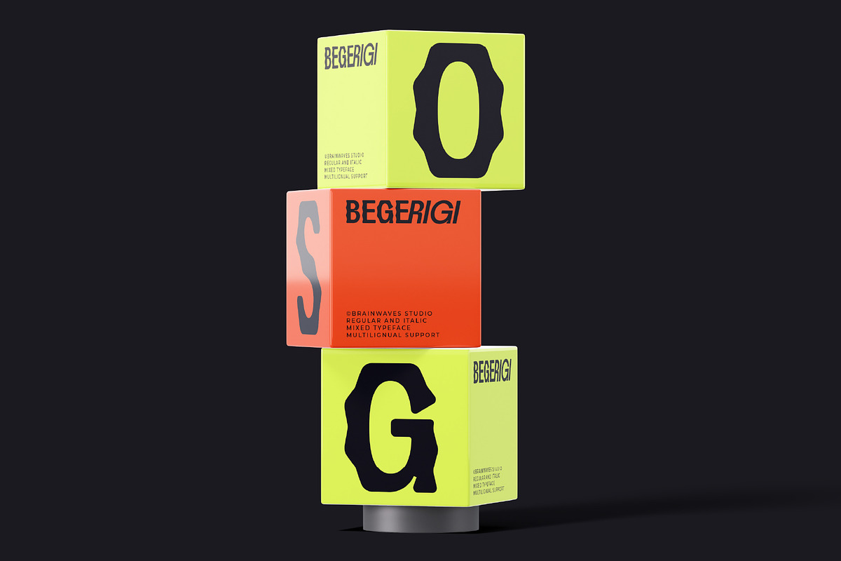 Begerigi - Display Sans-Serif Font, a Sans Serif Font by Brainwaves.Studio (Photo 5 of 7)