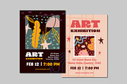 Art Exhibition Invitation Set, a Templates & Theme by studiogstock (Thumbnail 2 of 2)