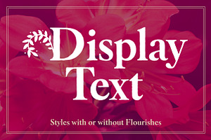 Botany Font Family