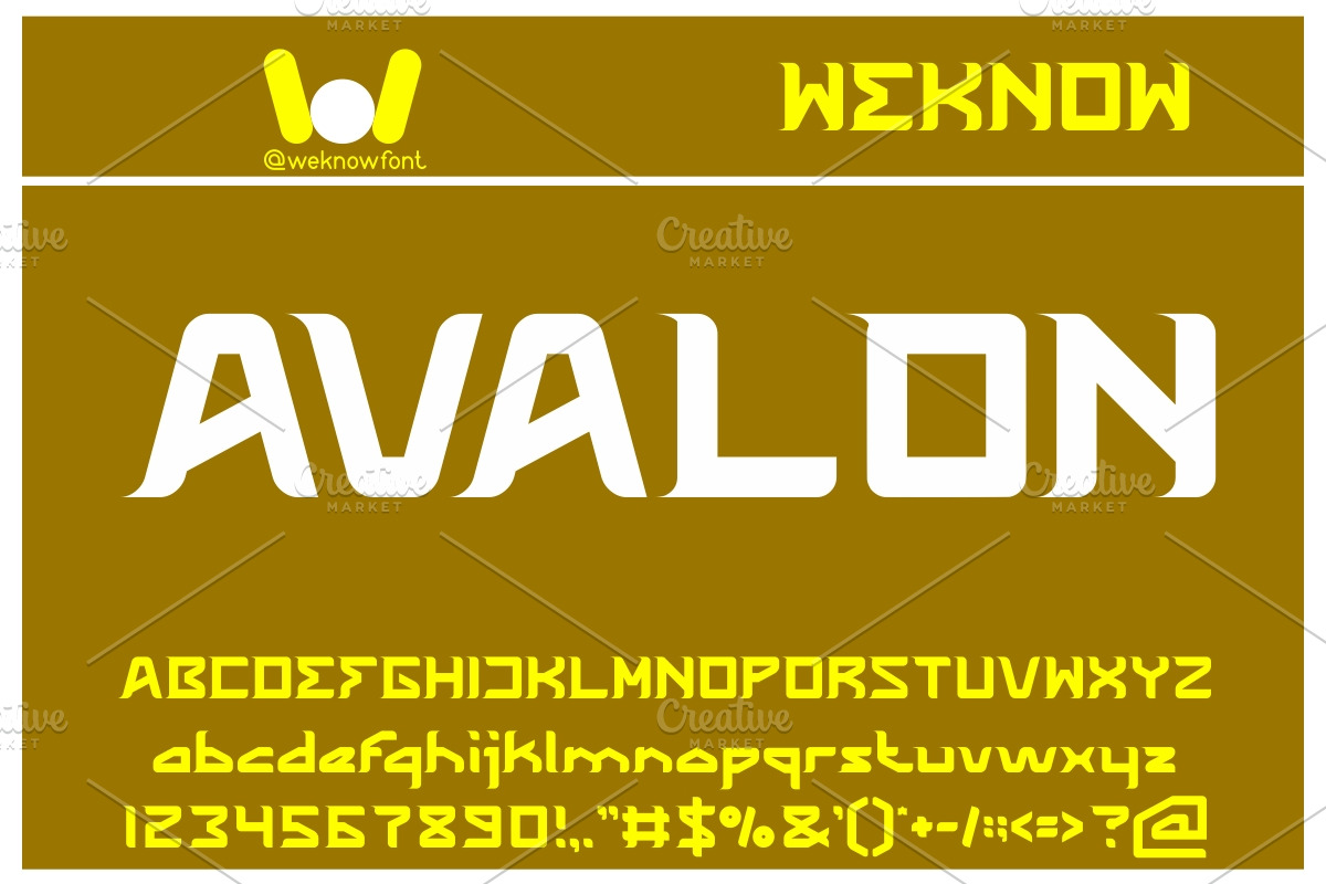 the wizard of one click font, a Font by weknow (Photo 5 of 5)