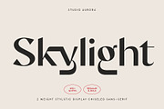 Skylight – Display Sans-Serif Font, a Sans Serif Font by Studio Aurora (Thumbnail 1 of 9)