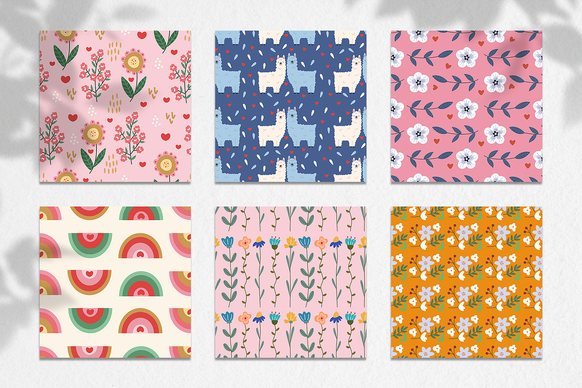 Patterns for Valentine's Day, a Pattern Graphic by KartInnka (Photo 3 of 4)