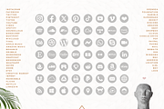 Social Media Icons, a Solid Icon by Wumi Studio (Thumbnail 3 of 5)