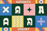 Kosnat Trunks Retro Display Typeface, a Sans Serif Font by alit design (Thumbnail 10 of 20)