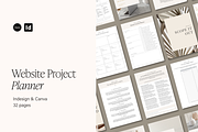 Website Project Planner Template, a Presentation Template by January Made Design (Thumbnail 1 of 14)