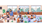 Happy kids play in kindergarten, a Person Illustration by PaperTrident (Thumbnail 2 of 2)