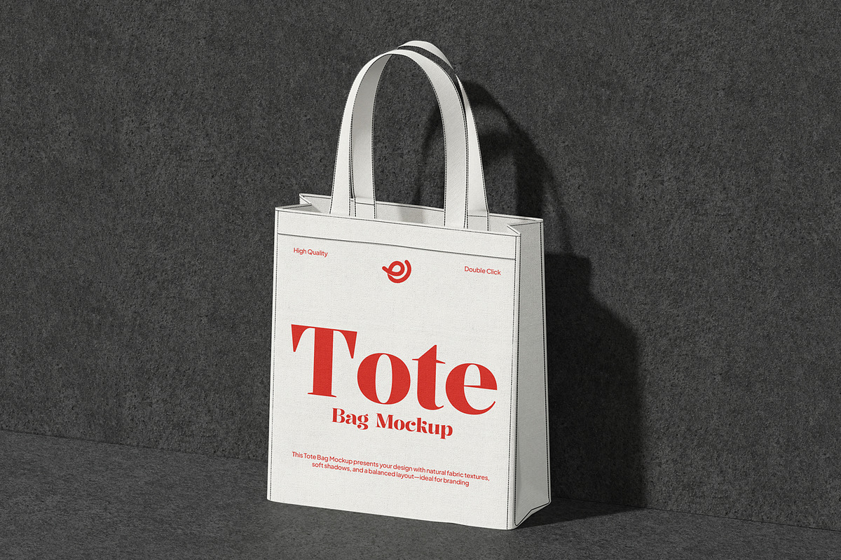 Tote Bag Mockup, a Packaging Mockup by Unerispace (Photo 3 of 5)