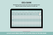 Content Calendar Google Sheets, a Marketing Template by SunshineStudioBoutique (Thumbnail 5 of 9)