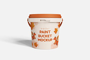 Industrial Paint Bucket Mockup PSD, an Advertising Mockup by Indah (Thumbnail 2 of 6)