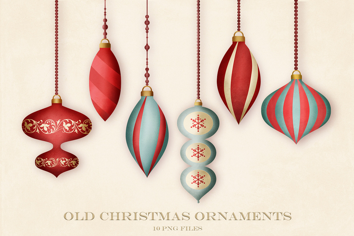 Old Christmas Balls Ornaments, a Decorative Illustration by Chus Moreno Studio (Photo 1 of 5)