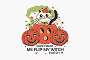 Vintage Halloween Sublimation Bundle, a Work Illustration by CreationArt (Thumbnail 6 of 12)