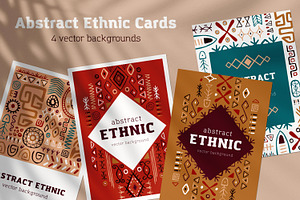 Ethnic African tribal card designs, a Decorative Illustration by Good Studio