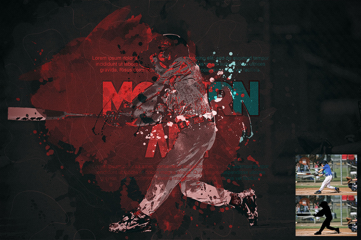 Modern Art Photoshop Action, an Action Add-On by AndriyFM (Photo 8 of 20)