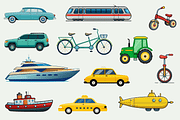 Vehicles Collection - SVG Bundle, a Transportation Illustration by Palleon (Thumbnail 5 of 5)