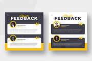 Feedback or Review Instagram post, a Social Media Template by Uiparvin (Thumbnail 5 of 6)