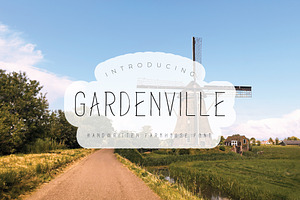 Garden Ville - Handwritten Font