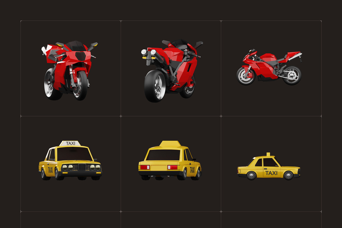 3D Vehicle Models Set, an Emoji Icon by Vectors Market (Photo 11 of 14)