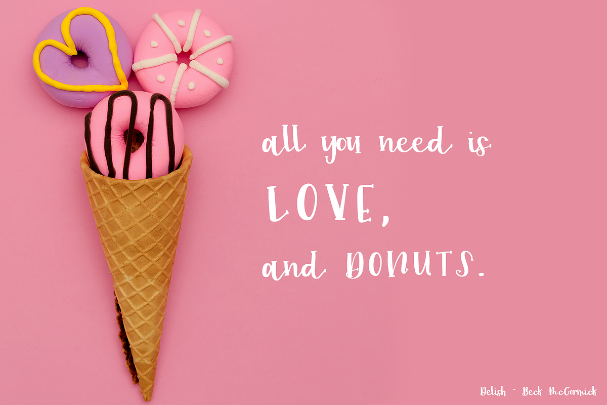 Delish Script, a Script Font by Beck McCormick (Photo 5 of 11)