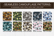 Seamless Camouflage Pattern, a Pattern Graphic by Tatti Graphic Studio (Thumbnail 4 of 4)