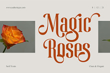 Magic Roses - Serif Clean Elegant