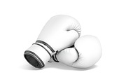 White Leather Boxing Gloves 3D Model, an Object 3D Model by rebrandy (Thumbnail 1 of 9)