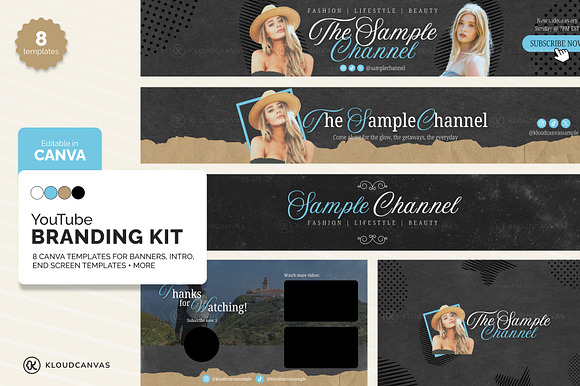 YouTube Branding Kit - Banner Art preview 8