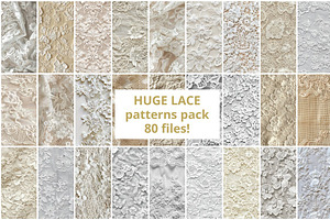 80 Aesthetic Lace Seamless Patterns