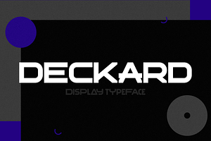 Deckard Typeface