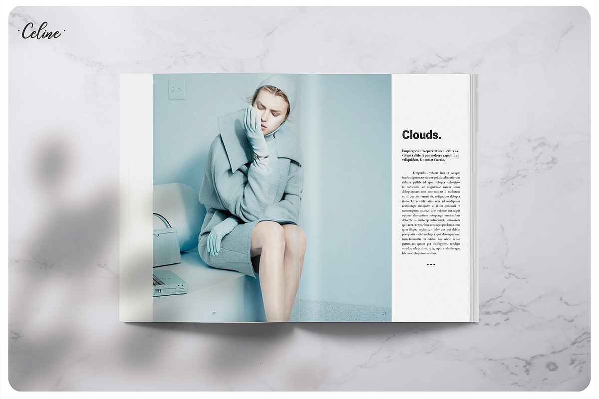 FLAMINGO Lookbook Template, a Magazine Template by Celine Studio (Photo 5 of 9)