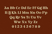 Avedoria Retro Feel Serif Font, a Serif Font by Heinzel Std (Thumbnail 12 of 12)