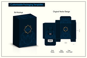 3d Box Mockup Frames And Design Elem