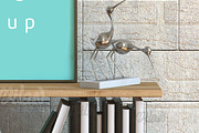 Square White Frame Mockup, Poster, a Print Template by Milan Mockup (Thumbnail 3 of 4)