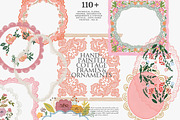 110+ hand painted frames corners, a Decorative Illustration by Patishop Art (Thumbnail 8 of 10)