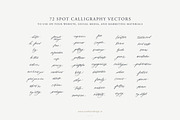 Calligraphy Vectors: Website Words, a Templates & Theme by Sarah Ann Design (Thumbnail 1 of 7)
