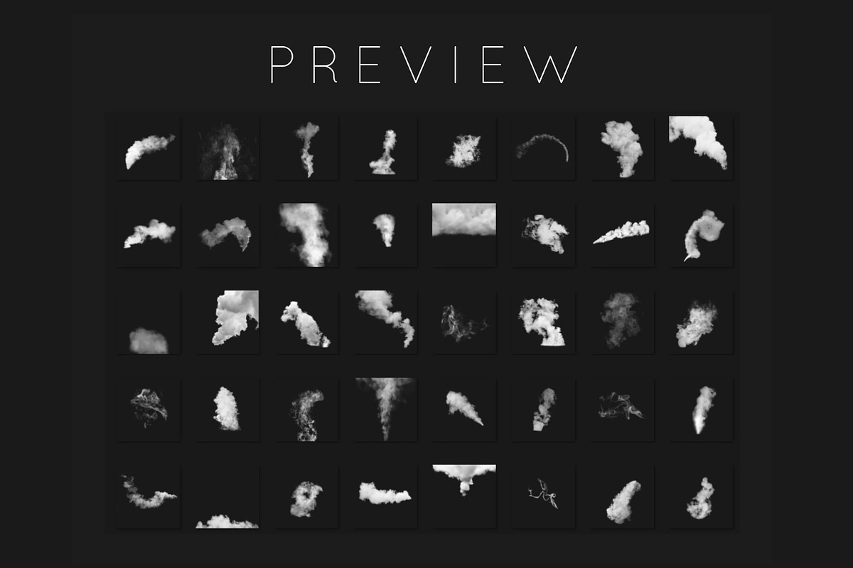 Smoke Photoshop Overlays, an Object Graphic by Prestige Photography (Photo 5 of 10)