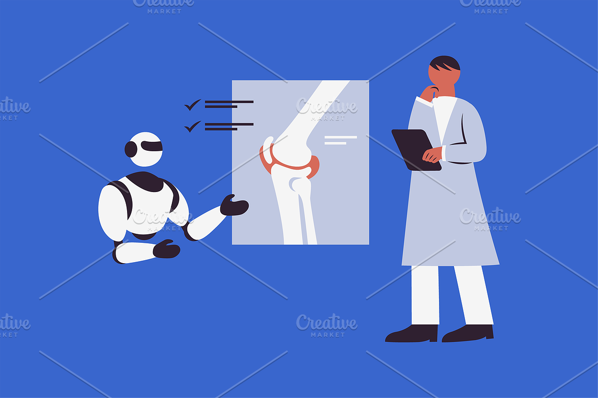 AI Medical Healthcare Illustration, a Healthcare Illustration by Jump Studio (Photo 9 of 10)