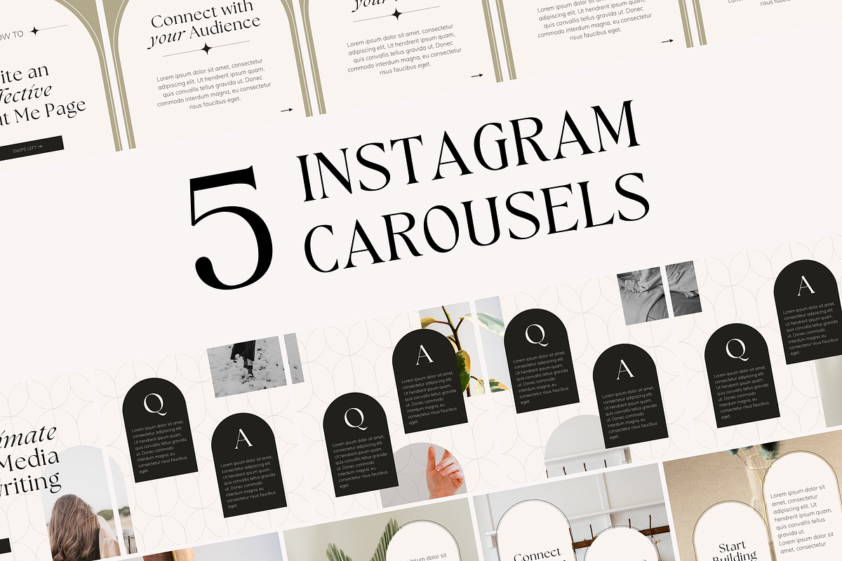 Instagram Carousel Post Luxe Canva, a Social Media Template by HerstedHertz (Photo 2 of 10)