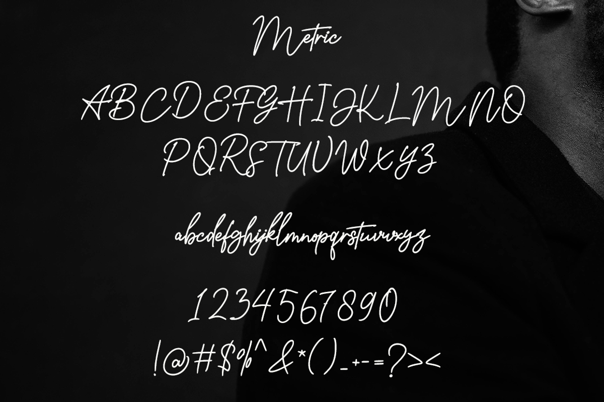 Matric, a Font by cocodesign (Photo 3 of 8)