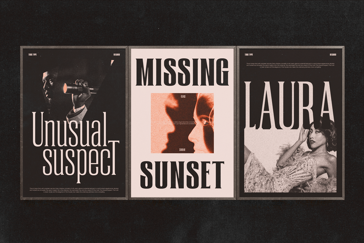 TRT Regard Condensed Display Font, a Serif Font by truetype (Photo 10 of 15)