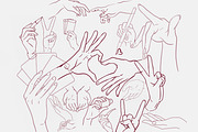 Procreate Hand Stamps Brushes, a Brush Add-On by Procreate Market (Thumbnail 3 of 3)