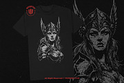10 Bundle Dark Art Valkyrie Knight, an Illustration by Morspective (Thumbnail 2 of 7)