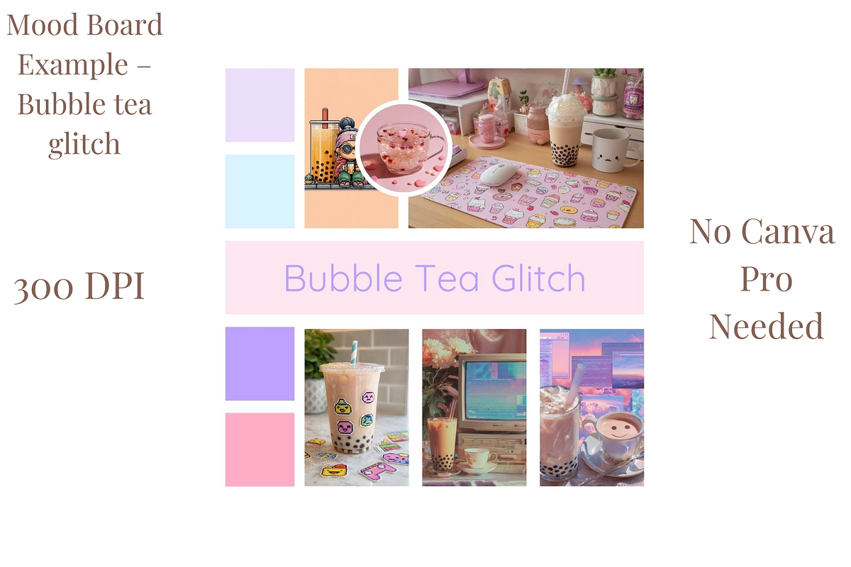 Y2K Juice Bar Mood Boards Kit, a Branding & Logo Template by Alerya Studio (Photo 2 of 3)