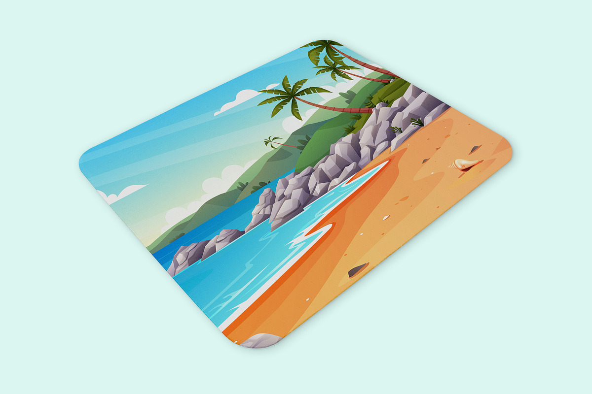 Beach Landscape, a Background Graphic by Digital Studio (Photo 8 of 9)