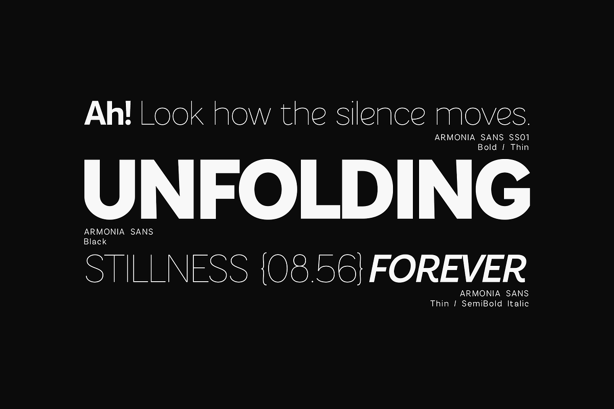 Armonia Sans - Variable Typeface, a Sans Serif Font by VP Fonts (Photo 29 of 33)