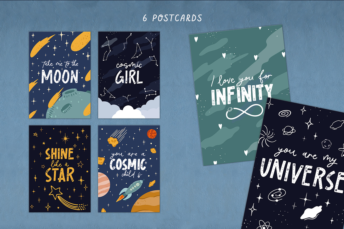 COSMIC solar system + SVG files, a Decorative Illustration by Alina Mubarak (Photo 6 of 8)