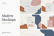 Modern mockups, a Product Mockup by Digital Breath templates (Thumbnail 1 of 6)
