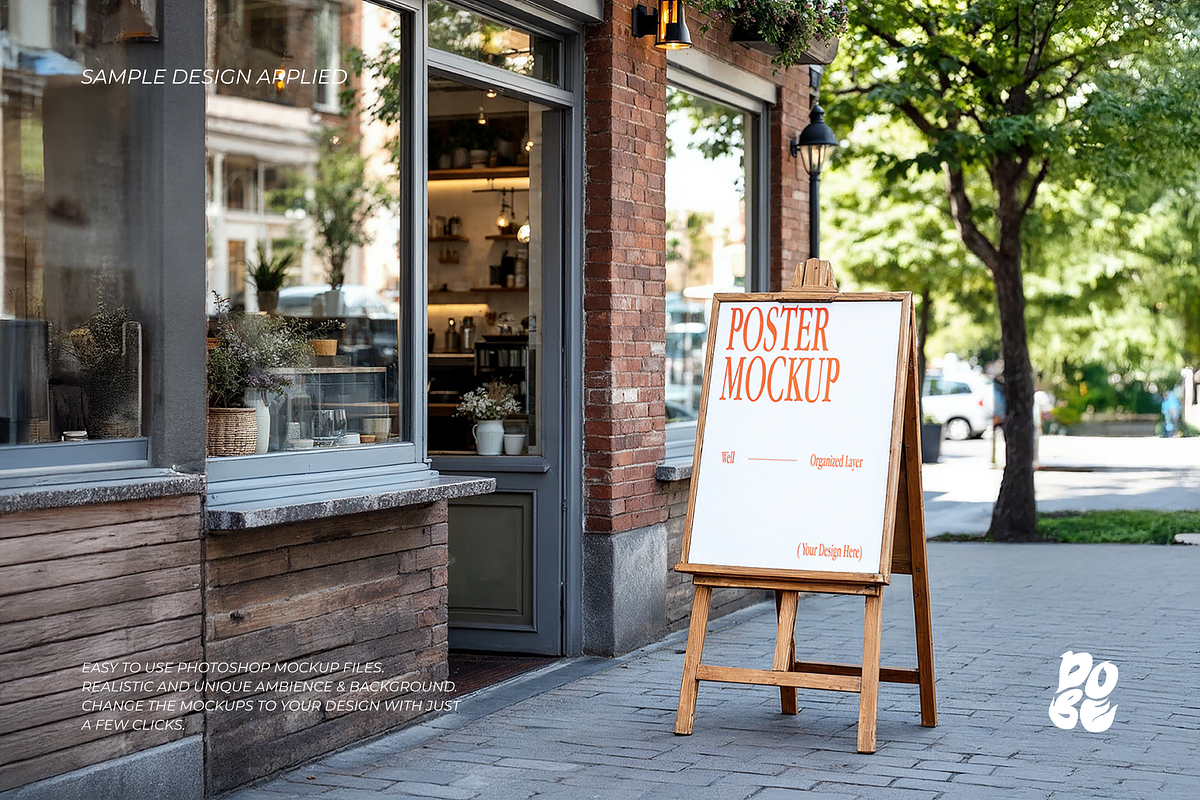Outdoor Signage Mockup Set, a Household Mockup by DOBE Studio (Photo 3 of 8)