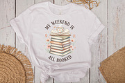 My Weekend is All Booked Book Lover, an Illustration by DreamPrint404 (Thumbnail 7 of 7)