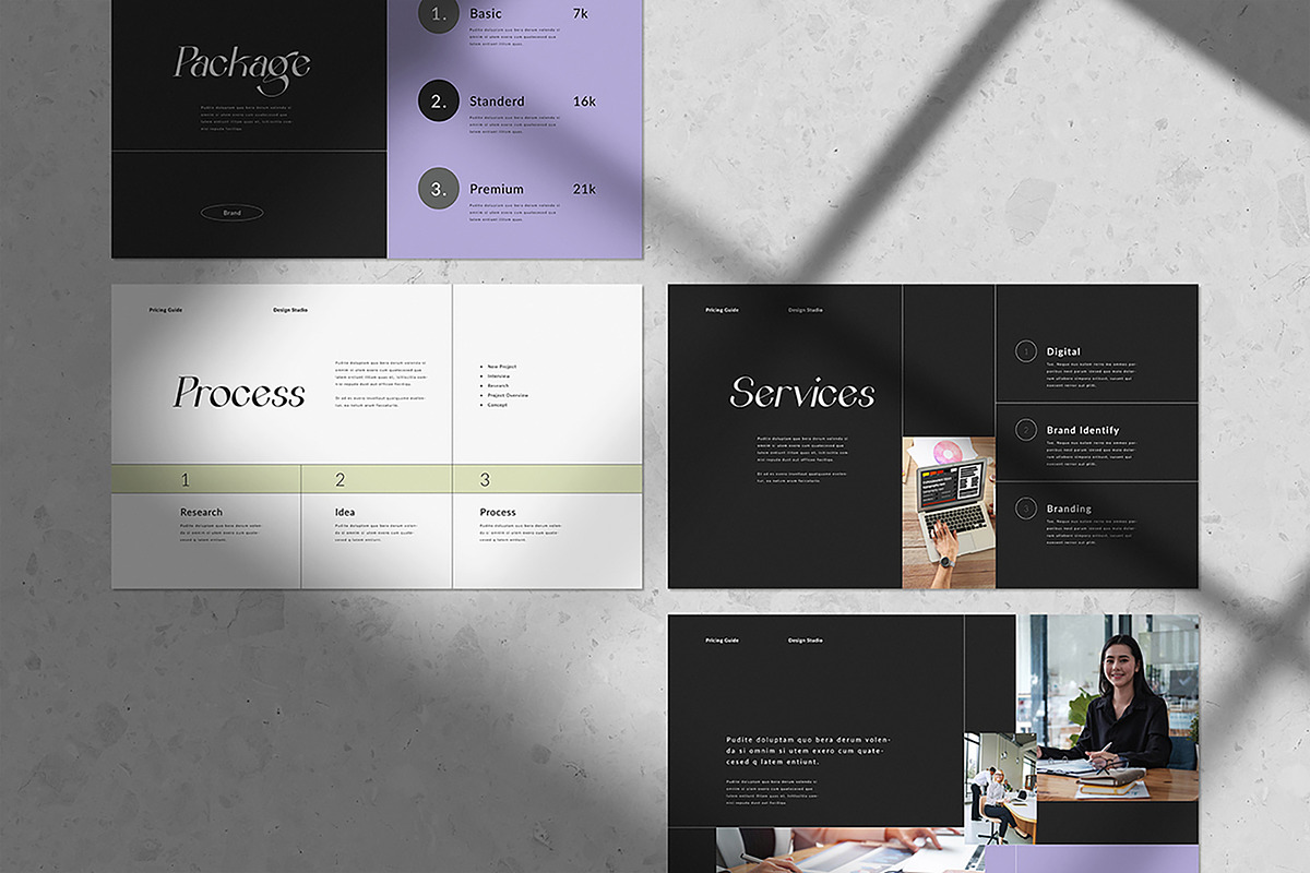Pricing Guide Template, a Presentation Template by White Graphic (Photo 9 of 13)